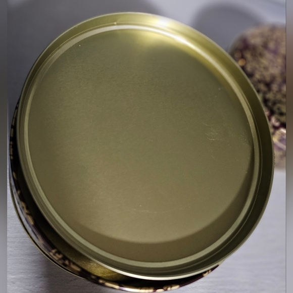 VINTAGE 3PC Set Wine & Champagne Fleur Tins - Picture 5 of 7